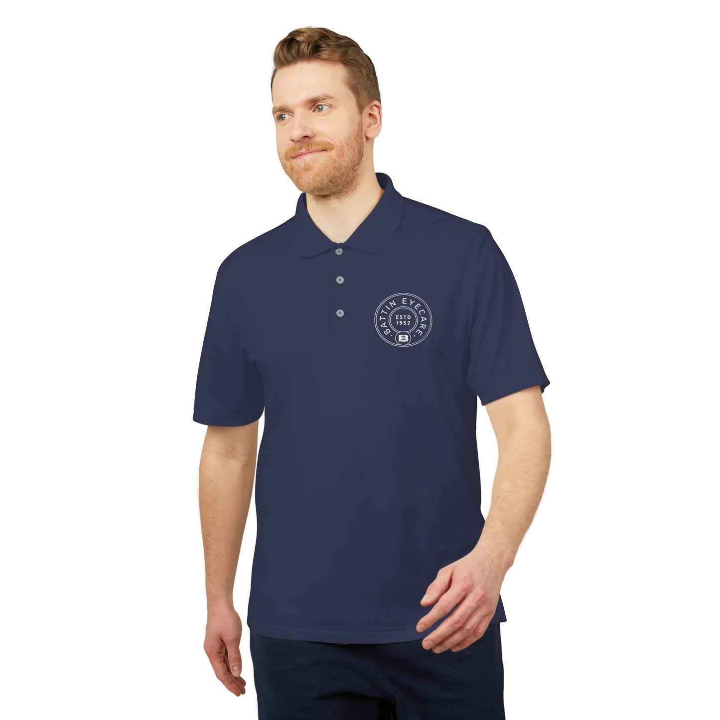 Crest Embroidered Adidas® Unisex Performance Polo