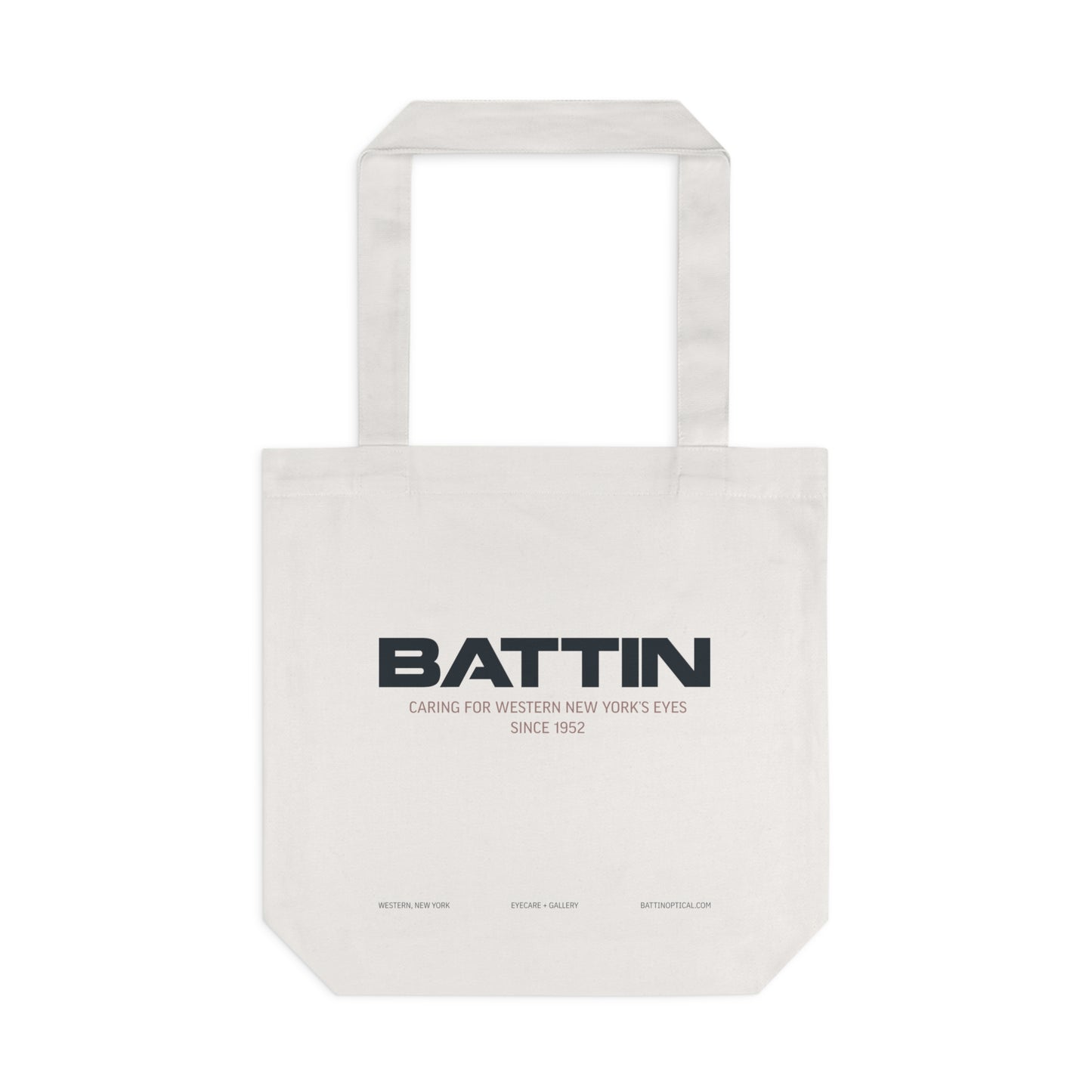 Logo Tote: White