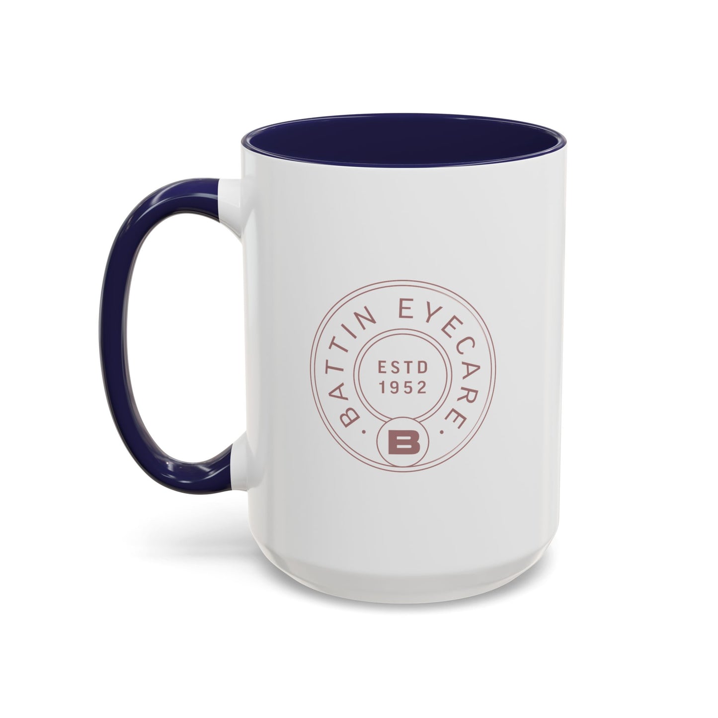 Crest Mug: Pink & Navy
