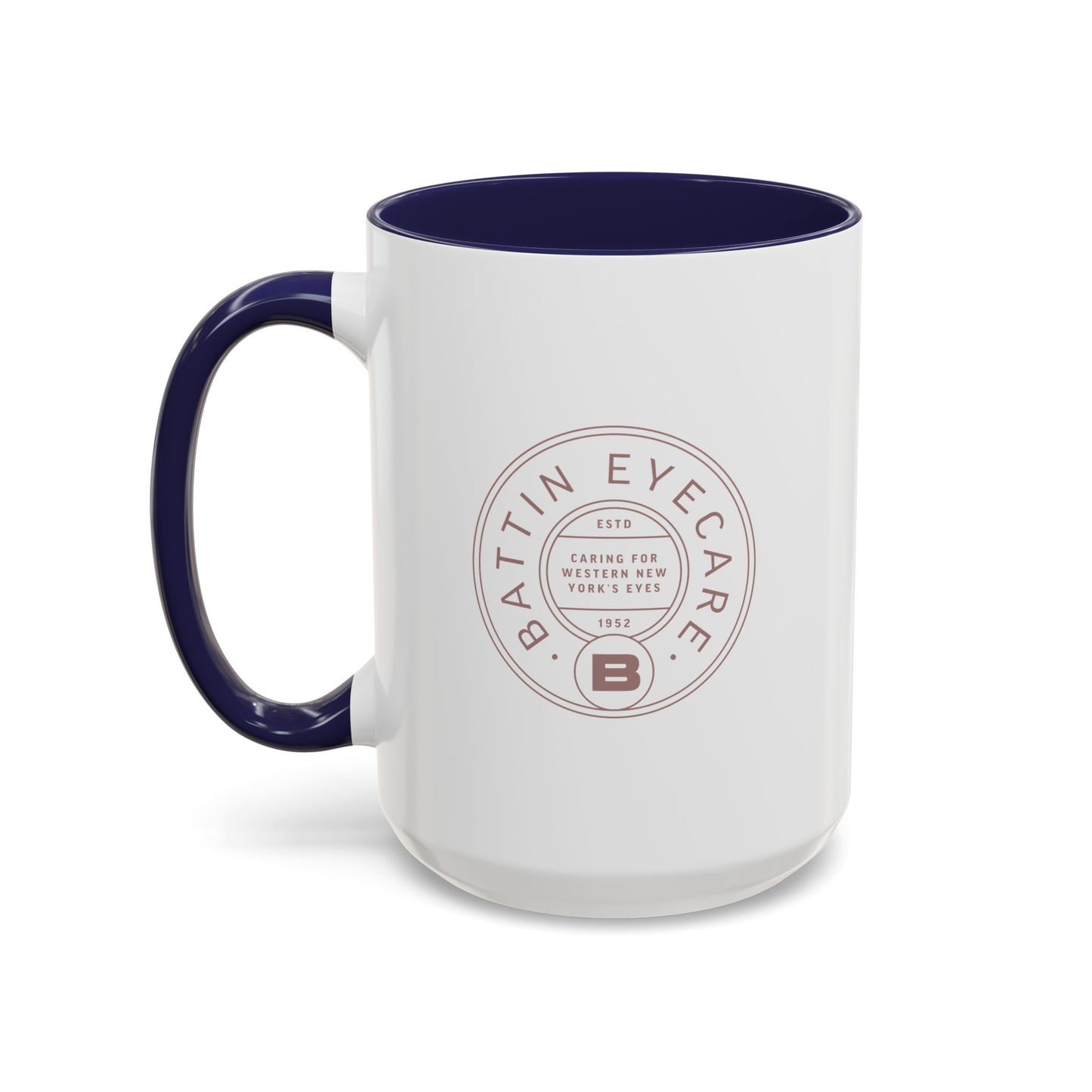 Crest Mug: Navy & Pink