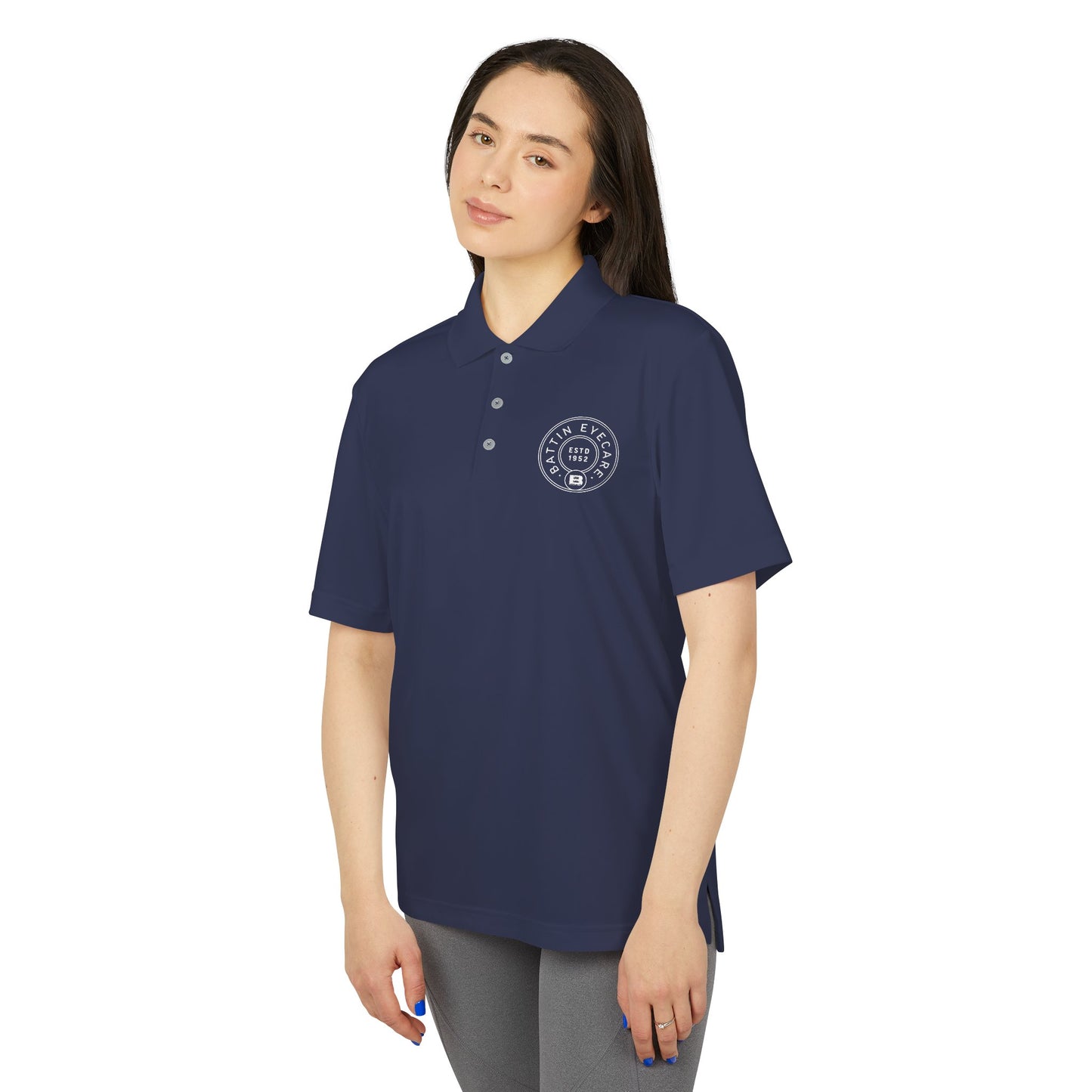 Crest Embroidered Adidas® Unisex Performance Polo