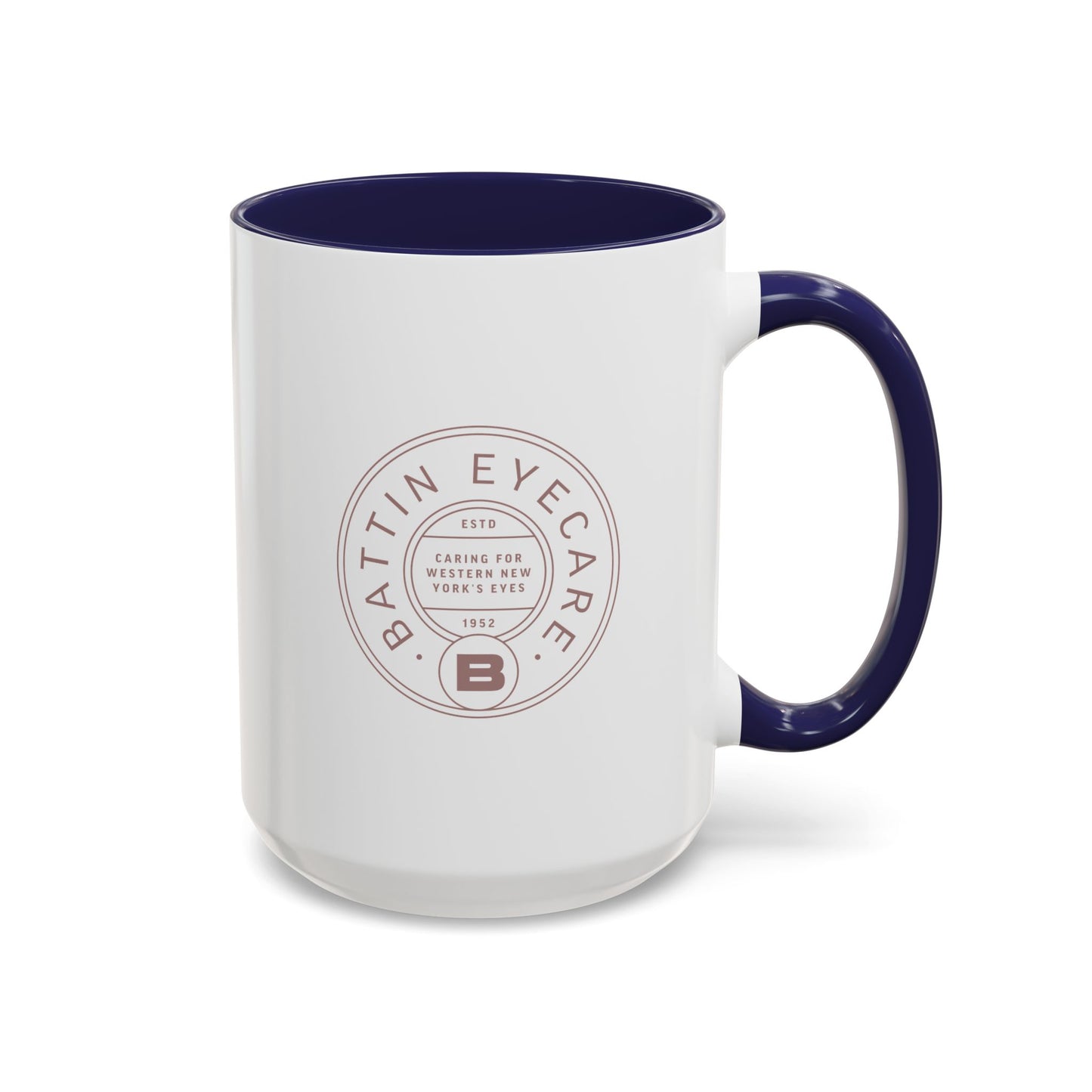 Crest Mug: Navy & Pink