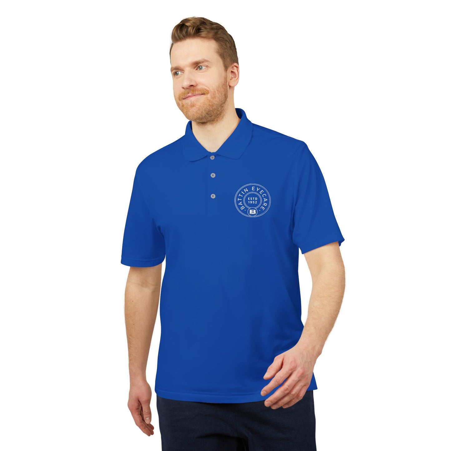 Crest Embroidered Adidas® Unisex Performance Polo