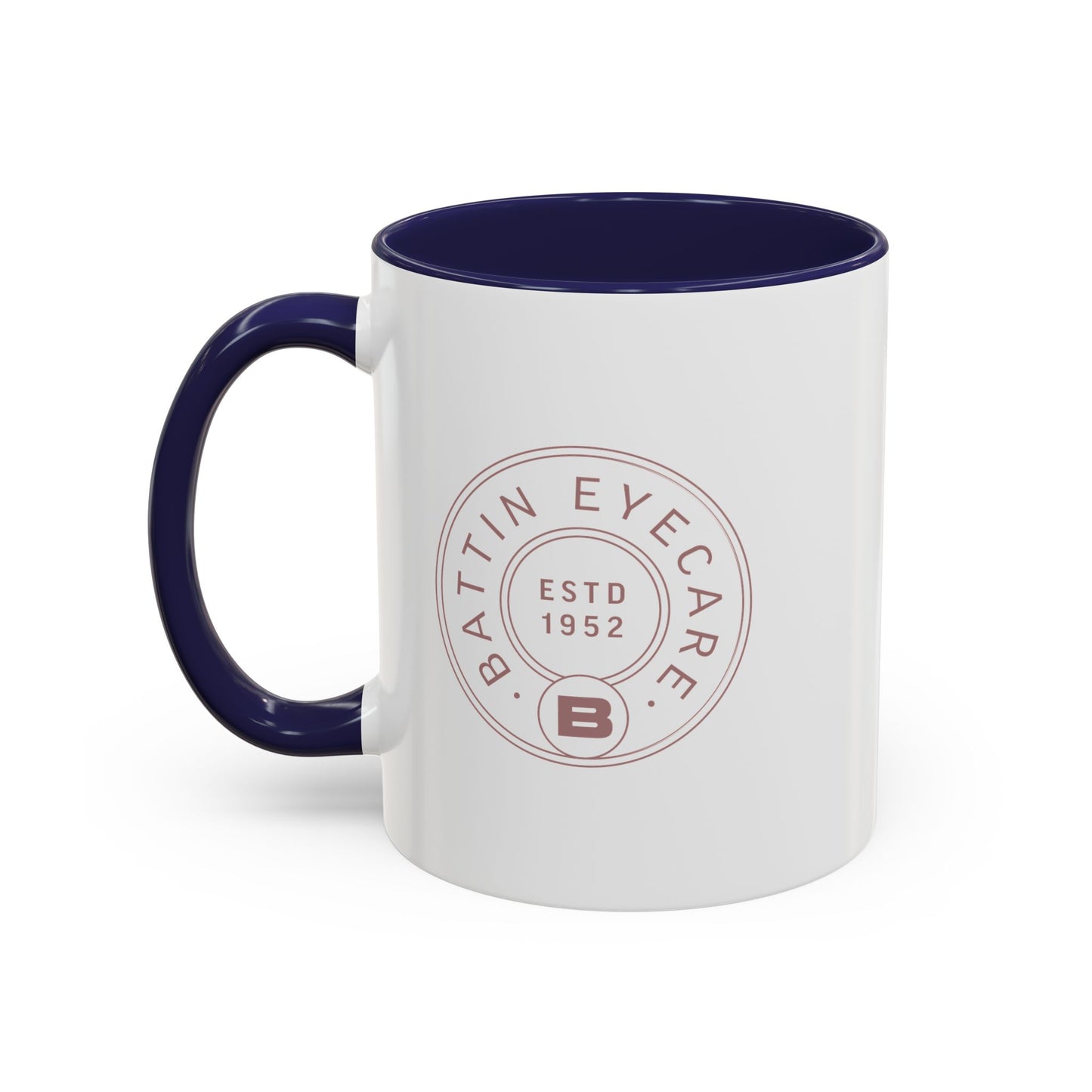Crest Mug: Pink & Navy