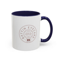 Crest Mug: Navy & Pink