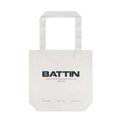 Logo Tote: White