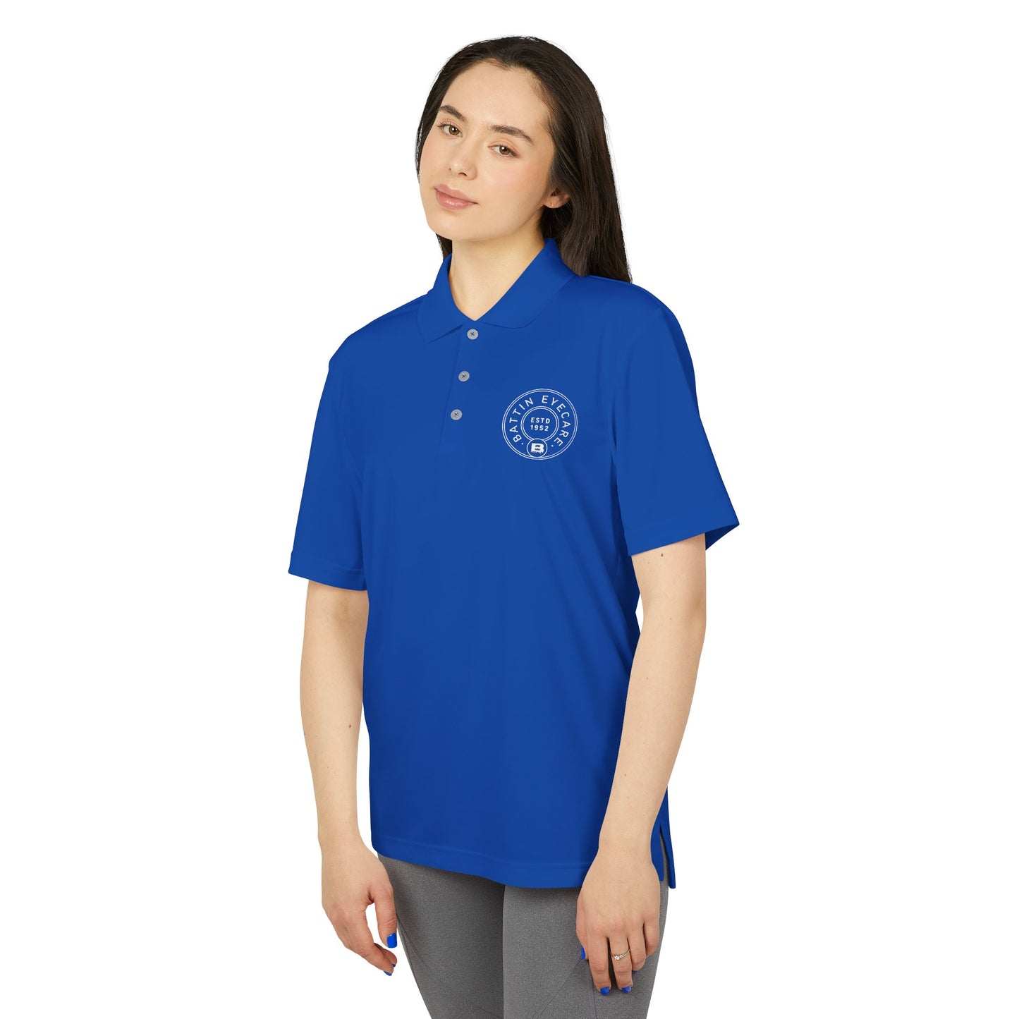 Crest Embroidered Adidas® Unisex Performance Polo